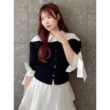 シャツレイヤードライクニットトップス | dazzlin | 詳細画像6 