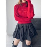 ケーブルレタリングニット | dazzlin | 詳細画像12