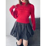 ケーブルレタリングニット | dazzlin | 詳細画像13