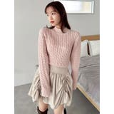 ケーブルレタリングニット | dazzlin | 詳細画像16