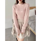 ケーブルレタリングニット | dazzlin | 詳細画像17