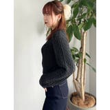 ケーブルレタリングニット | dazzlin | 詳細画像23