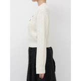 ケーブルレタリングニット | dazzlin | 詳細画像30