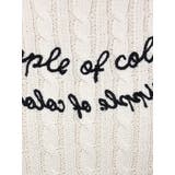 ケーブルレタリングニット | dazzlin | 詳細画像40