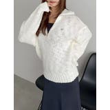 ローゲージジッププルオーバー | dazzlin | 詳細画像6 