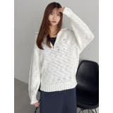 ローゲージジッププルオーバー | dazzlin | 詳細画像8 