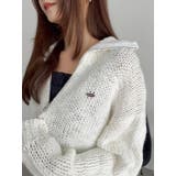 ローゲージジッププルオーバー | dazzlin | 詳細画像9 