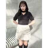 2wayシャギーハーフスリーブトップス | dazzlin | 詳細画像17 