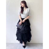 2wayシャギーハーフスリーブトップス | dazzlin | 詳細画像2 