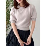 2wayシャギーハーフスリーブトップス | dazzlin | 詳細画像23 