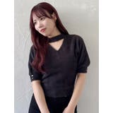 2wayシャギーハーフスリーブトップス | dazzlin | 詳細画像29 