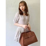 2wayシャギーハーフスリーブトップス | dazzlin | 詳細画像33 