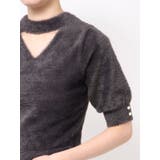 2wayシャギーハーフスリーブトップス | dazzlin | 詳細画像49 