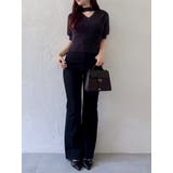 2wayシャギーハーフスリーブトップス | dazzlin | 詳細画像6 