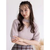 2wayシャギーハーフスリーブトップス | dazzlin | 詳細画像7 