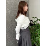 【追加生産分】ヘムレースリブニットトップス | dazzlin | 詳細画像34 