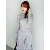 【追加生産分】ヘムレースリブニットトップス | dazzlin | 詳細画像40 