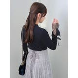 【追加生産分】ヘムレースリブニットトップス | dazzlin | 詳細画像8 