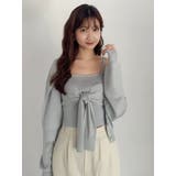 片結びニットビスチェ | dazzlin | 詳細画像5 