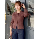 アイレットスリーブニットトップス | dazzlin | 詳細画像25