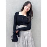 アイレットスリーブニットトップス | dazzlin | 詳細画像29