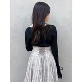 アイレットスリーブニットトップス | dazzlin | 詳細画像32