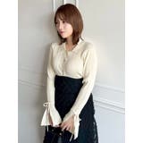 アイレットスリーブニットトップス | dazzlin | 詳細画像34