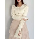 アイレットスリーブニットトップス | dazzlin | 詳細画像7