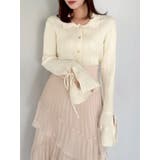 アイレットスリーブニットトップス | dazzlin | 詳細画像8