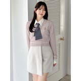 シャツドッキングケーブルニットトップス | dazzlin | 詳細画像21