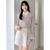 シャツドッキングケーブルニットトップス | dazzlin | 詳細画像27