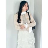 シャツドッキングケーブルニットトップス | dazzlin | 詳細画像32