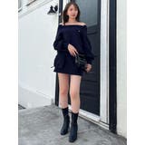 ワイドスクエアネックスウェット | dazzlin | 詳細画像10