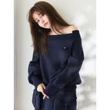 ワイドスクエアネックスウェット | dazzlin | 詳細画像2