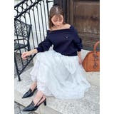 ワイドスクエアネックスウェット | dazzlin | 詳細画像22