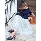 ワイドスクエアネックスウェット | dazzlin | 詳細画像25