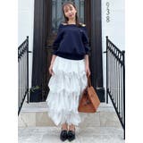 ワイドスクエアネックスウェット | dazzlin | 詳細画像29