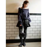 ワイドスクエアネックスウェット | dazzlin | 詳細画像3