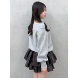 ワイドスクエアネックスウェット | dazzlin | 詳細画像33