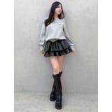 ワイドスクエアネックスウェット | dazzlin | 詳細画像34