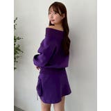 ワイドスクエアネックスウェット | dazzlin | 詳細画像40