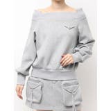 ワイドスクエアネックスウェット | dazzlin | 詳細画像50