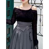 シアーベロアレイヤードトップス | dazzlin | 詳細画像16