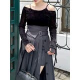 シアーベロアレイヤードトップス | dazzlin | 詳細画像17