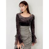 シアーベロアレイヤードトップス | dazzlin | 詳細画像22