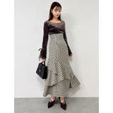 シアーベロアレイヤードトップス | dazzlin | 詳細画像25