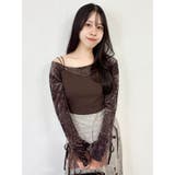 シアーベロアレイヤードトップス | dazzlin | 詳細画像30