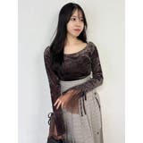 シアーベロアレイヤードトップス | dazzlin | 詳細画像31