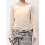 シアーベロアレイヤードトップス | dazzlin | 詳細画像34