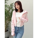 【吉田朱里】涼感加工ギャザーノースリリブトップス | dazzlin | 詳細画像30